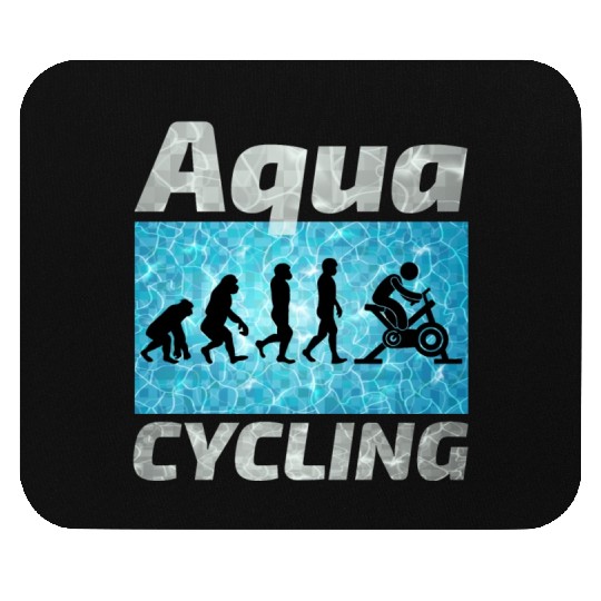 Aqua Cycling Swimming Pool Fitness Training Coach Mouse Pads