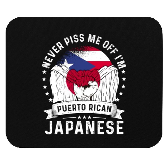 Puerto Rico Flag Japan Grown Funny Humor Mouse Pads