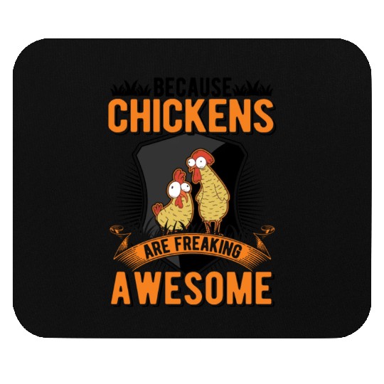 Chickens Farmer Chicken Coop Mouse Pads