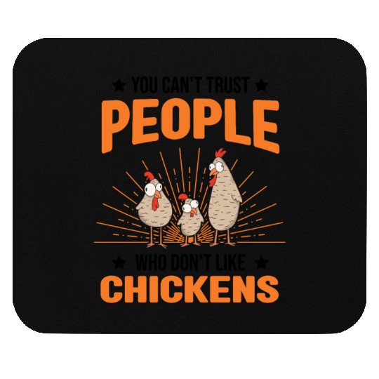 Chickens Saying Chicken Farmer Mouse Pads