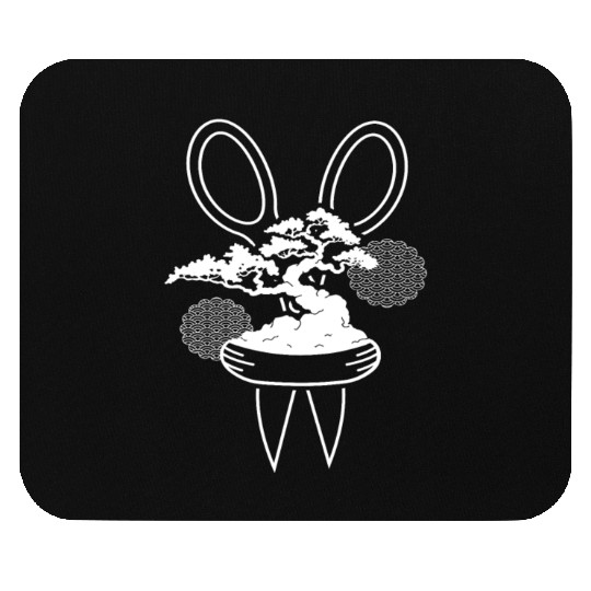 Bonsai Scissors Tree Garden Mouse Pads