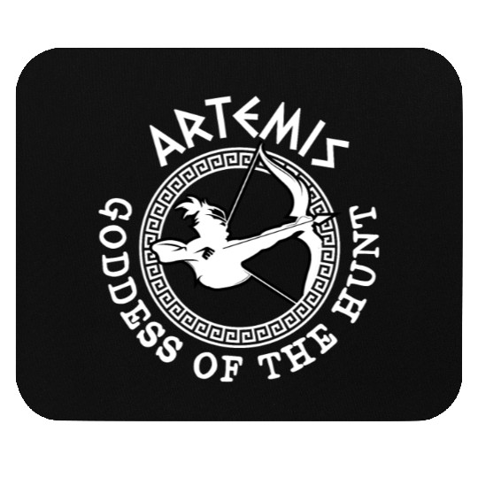 Artemis God, Greek God Mouse Pads