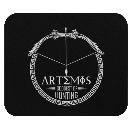 Artemis God, Greek God Mouse Pads