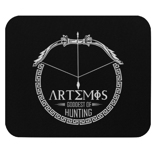 Artemis God, Greek God Mouse Pads