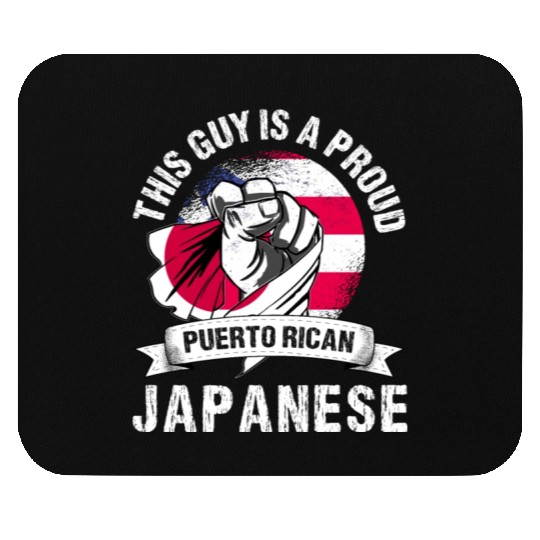 Puerto Rico Flag Japan Grown Men Boys Guy Mouse Pads