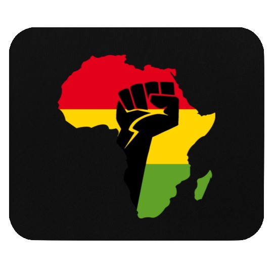 African Black Power Mouse Pads
