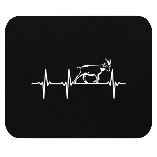 Goat Heartbeat Goat Farm Goat Farmer Goat Mouse Pads