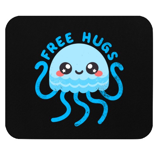 Jellyfish free hugs Mouse Pads