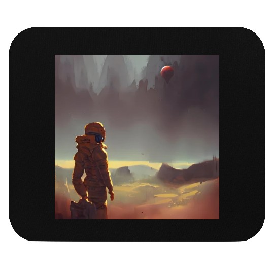 Mars exploring Mouse Pads