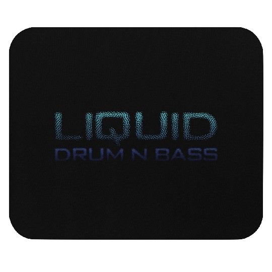 Liquid Drum N Bass Blue DNB Version Mouse Pads