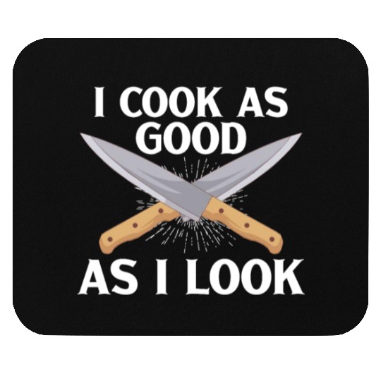 Chef Cook Kitchen Restaurant Knives Cookout Mouse Pads