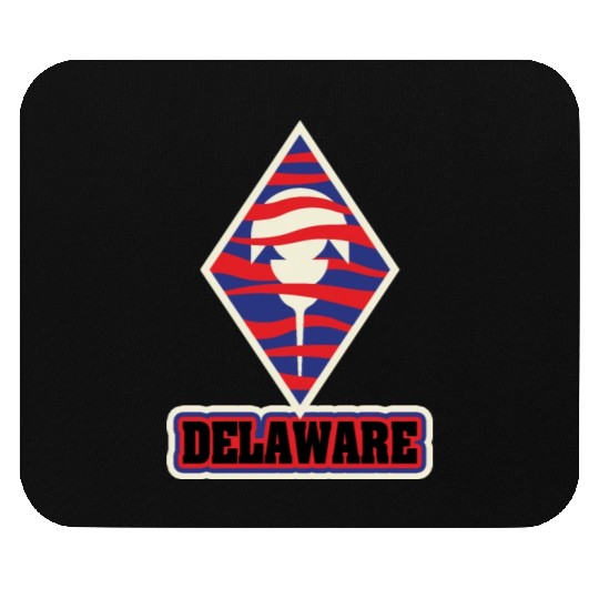 US States DELAWARE Mouse Pads