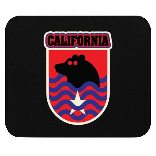 US States CALIFORNIA Mouse Pads