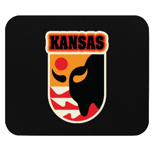 US States KANSAS Mouse Pads