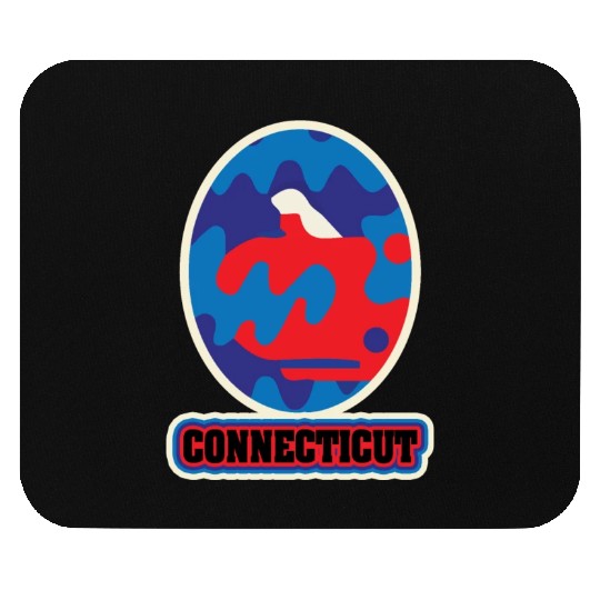 US States CONNECTICUT Mouse Pads