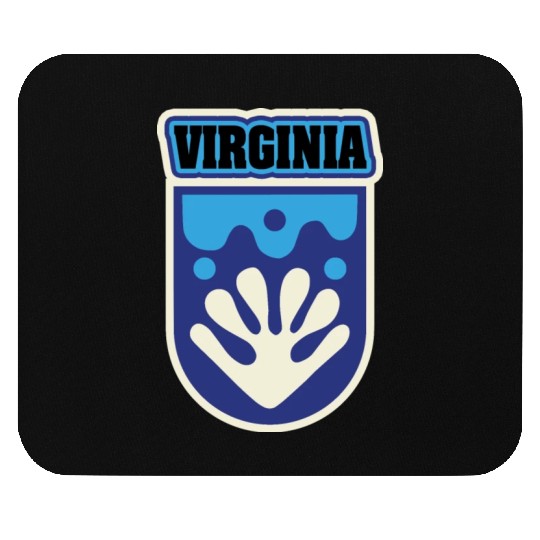 US States VIRGINIA Mouse Pads