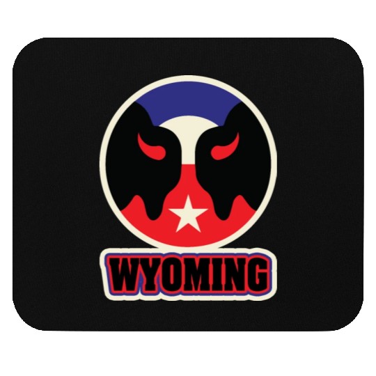 US States WYOMING Mouse Pads