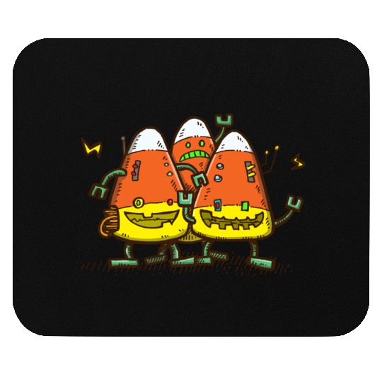Candy Corn Bots Mouse Pads