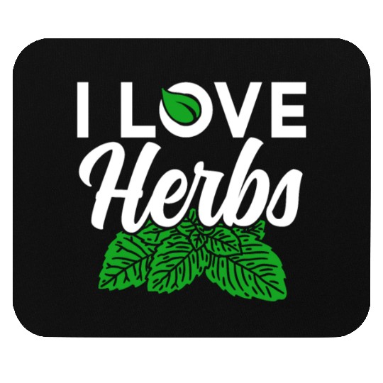 I Love Herbs Herbalist Gardening Herbalism Herb Mouse Pads