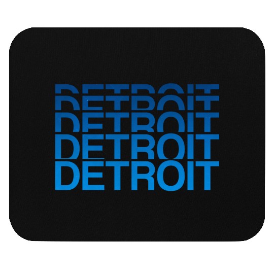 Detroit Michigan Mouse Pads