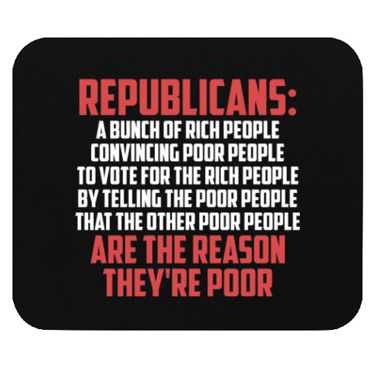 Anti Republicans Definition - Democrat Liberal Mouse Pads