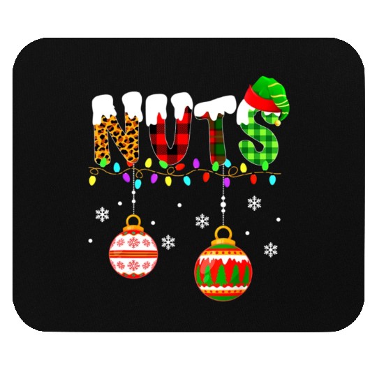 Funny Chest Nuts Couples Christmas Chestnuts Xmas Mouse Pads
