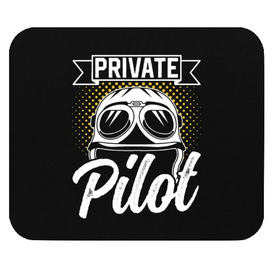 Private Pilot Small Airplane Aircraft Mouse Pads