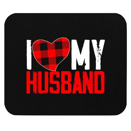 I Love My Hubby Valentines Day Marriage Cupid Love Mouse Pads