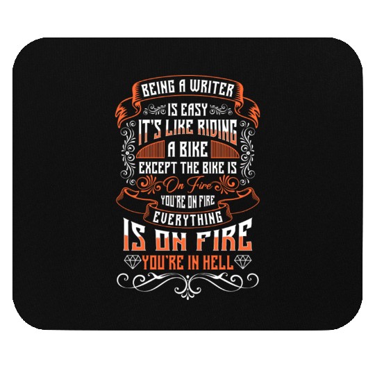 Writer Literature Mouse Pads