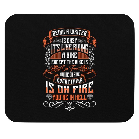 Writer Literature Mouse Pads