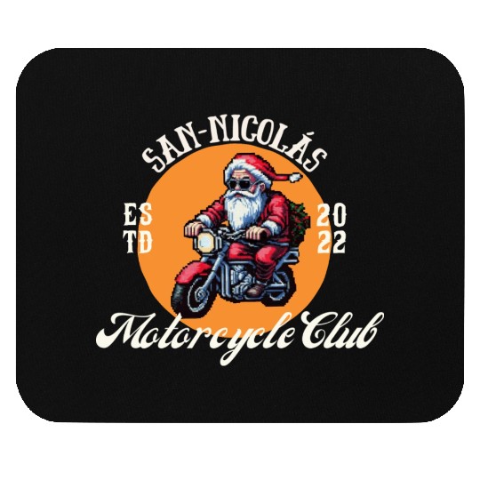Biker Santa Mouse Pads