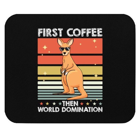 Kangaroo Coffee Mouse Pads