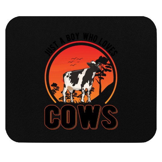 Cow Young Cattle Cows Breeders Mouse Pads