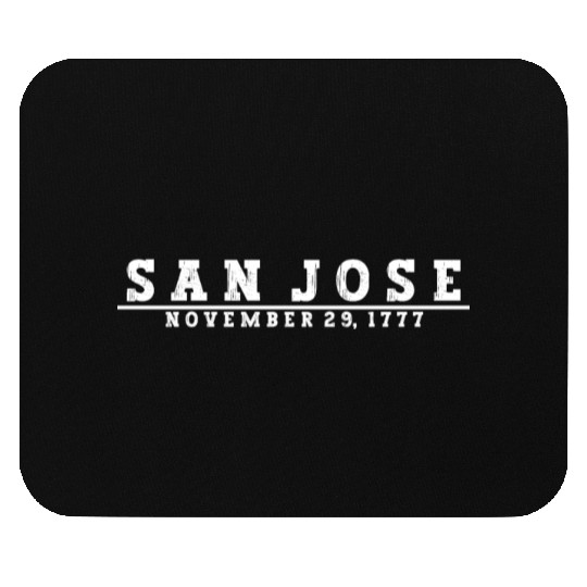 San Jose date T Mouse Pads