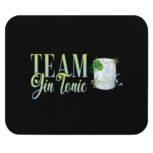 Team Gin Tonic Cocktail for Bartender Mouse Pads