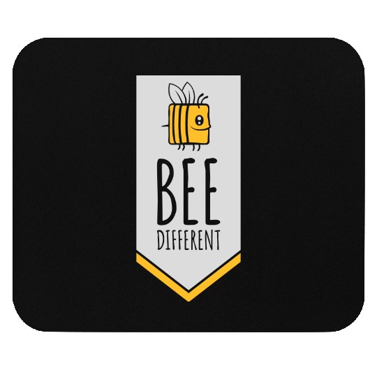 bee different saying quote Mouse Pads