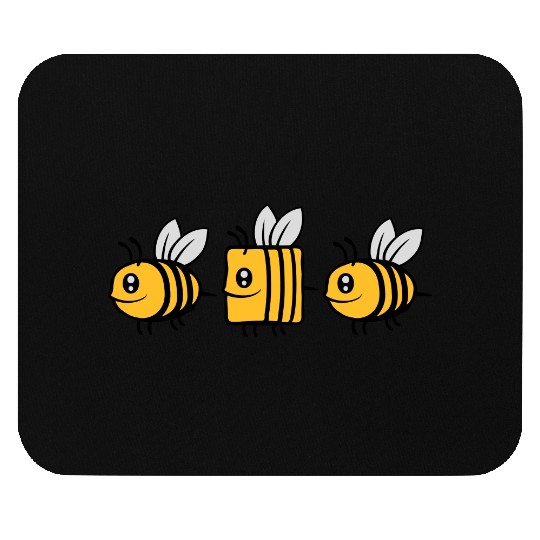 bee different comic bee Mouse Pads