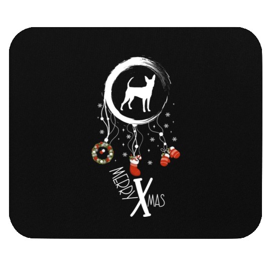 dog dreamcatcher Christmas Miniature Pinscher Mouse Pads