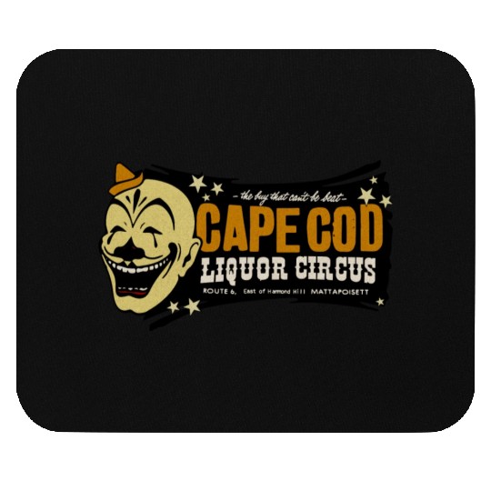 Vintage Clown Liquor Store Mouse Pads