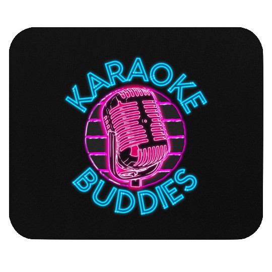 Karaoke Singer Friends Besties 80s Mouse Pads
