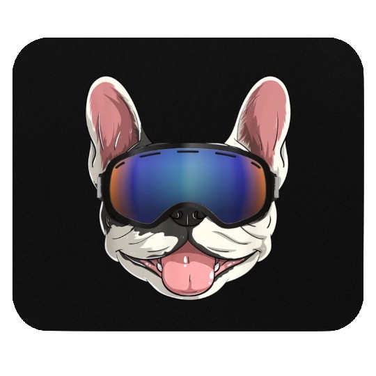 PUG GOGGLES Mouse Pads