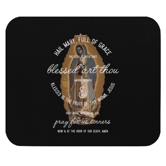 Our Lady Of Guadalupe Hail Mary Prayer Catholic Mouse Pads