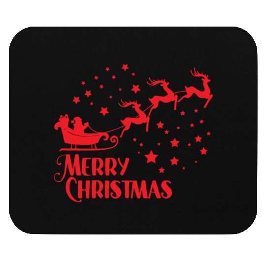 Merry Christmas reindeer Mouse Pads
