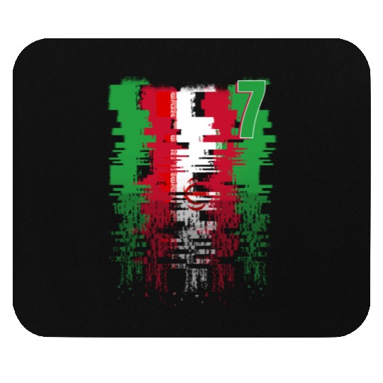 Iran Soccer team Jerseys Iran team 2022 number 7 Mouse Pads