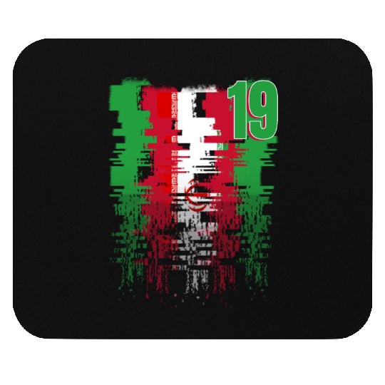 Iran Soccer team Jerseys Iran team 2022 number 19 Mouse Pads