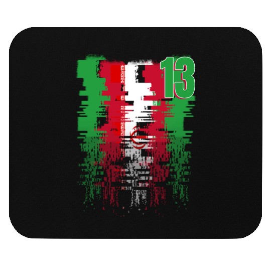 Iran Soccer team Jerseys Iran team 2022 number 13 Mouse Pads