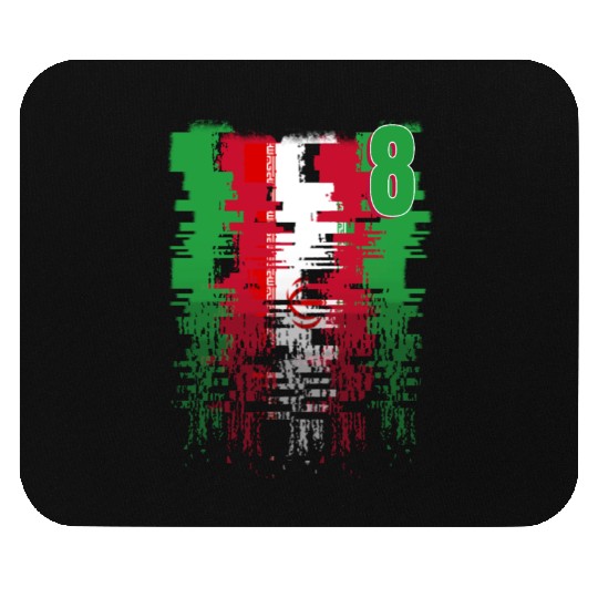 Iran Soccer team Jerseys Iran team 2022 number 8 Mouse Pads