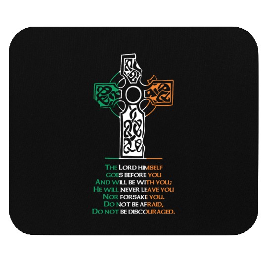Celtic cross Mouse Pads