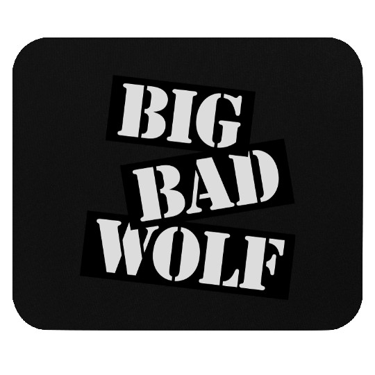 big bad wolf quote Mouse Pads