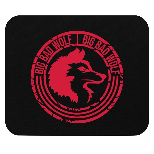 big bad wolf quote Mouse Pads